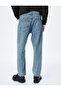 Straight Fit Jeans with Normal Waist Buttons - Korban Jean - 4