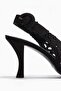 Braided canvas slingbacks - 3