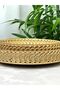 A set of golden metal trays, made in Turkey. The large one is 30 cm in diameter and the small one is 25 cm. - 2