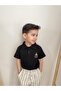 Embroidered Polo Neck T-Shirt Black - 3