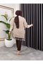 Women's Seasonal Fringed and Openwork Cotton Knitwear Cardigan - 3