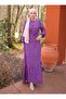 Viscosite Tester Dress - Blue - Sahra Butik