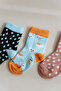 Cloud Patterned 5-Piece Socks - 5