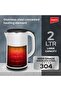 Electric Kettle 2 Ltr 1500W Double Layer Inside 360° Base Automatic Shut-Off- White STEAMER 2002 - 3
