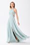 Çağla Turtleneck Chiffon Evening Dress - 3