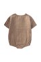 Organic Muslin Bodysuit 0-3 Years Mink - 2