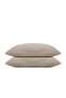 2-Piece Pillowcase 100% Organic Cotton Linen Beige 50x70 Cm - 2