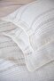 Hivda Double Bedspread 100% Organic Cotton Muslin Filled Beige 240X260 cm - 2