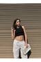 Halter Neck Ribbed Camisole Crop Tank Top - 4