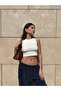 Halter Neck Ribbed Camisole Crop Tank Top