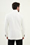 Straight Slim Fit Wide Collar Double Breasted Men's Grooming Suit White - 45376.25Y - 5
