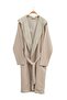 Melsa Men's Dressing Gown 100% Organic Cotton Muslin Green