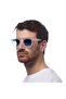Unisex Sunglasses - Giovanni Blue Lens White - 2