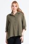 Long Sleeve Sile Cloth Peyker Summer Shirt Khaki Hk