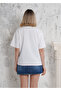 Single Jersey Fabric Loose Cut Contrast Color Karyoka Stitched Women's T-Shirt - 6