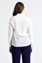 Long Sleeve Voile Avşar Summer Shirt Cream Krm - 2