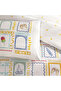 Crown Young Fashion Cotton Double Personality Bedding Set Vari̇o Yellow - 2