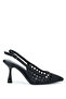 Women's Vegan Black Heeled Shoes