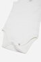 100% Organic Cotton 3-Piece White Baby Undershirt Snap Fastener Bodysuit - 4
