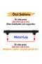 Furniture Kitchen Drawer Cupboard Cabinet Door Handle Handle Handles (224 mm - 22.4 cm) Black Metal - 3