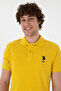 Men's Yellow Slim Fit Polo Neck Basic T-Shirt 50305929-VR094 - 3