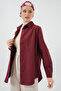 103901   Oversize Basic Hijab Shirt - Plum - 2