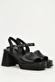 Black Women's Heeled Shoes Pc-54586 - 2
