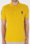 Men's Yellow Slim Fit Polo Neck Basic T-Shirt 50305929-VR094 - 7