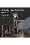 Body Hair Trimmer – Waterproof, Cordless Groin & All-in-One Clipper with Ceramic Blades & Dock - 2