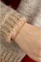 Topçuklu Steel Bracelet Thin Gold - 2