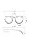 Zeno Round Unisex Verde Sunglasses Black Gradient - 8