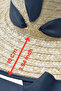 Women's Bosphora Model Ribbon Straw Hat Wide Brim Trend Daily and Beach Hat - 3