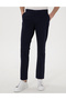 Navy Blue Regular Fit Basic Canvas Trousers 50308105-Vr033 - 2