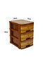 3-drawer plastic storage unit - 2
