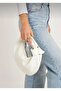 Knot Detailed Braided Bag White - 3