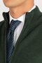 Men's Half Turtleneck Zippered Green Cardigan - 3