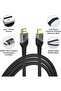 2M 2.1 HDMI Cable with Gold Plated Connectors, 8K 60Hz Resolution, Braided Design