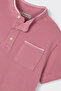 Short Sleeve Judge Collar Stripe Detailed Pocket Cotton Boy's T-Shirt - 4