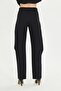 Black Design Pants with Zipper Detail - 6