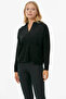 Polo Neck Pocket Knitwear Sweater - Black - 2
