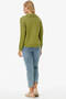 Polo Neck Pocket Knitwear Sweater - Green - 5