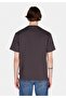 Comfort Fit Round Neck Jacquard Men's Brown Short Sleeve T-Shirt - 2