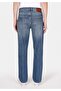045 David Regular Fit Mid Waist Straight Leg Men's Blue Jean Trousers - 2