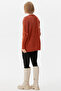 Women's Knitwear Jacket with V-Neck Pockets - Tan - 4