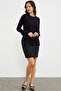 Derby Knitwear Sweater with Sleeve Detail - Black - 5