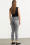 Straight Comfort Fit Jean Trousers - Light Gray - 6