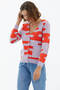 V-Neck Buttoned Pocket Knitwear Cardigan - Lilac - 3