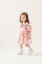 Baby Girl Muslin Summer Dress with Bow and Short Socks as a Gift - 4