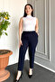 بنطال نسائي بأزرار طويلة 7730
