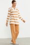 Thick Line Advanced Pajama Set - Mustard - 5